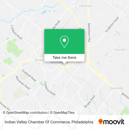 Indian Valley Chamber Of Commerce map