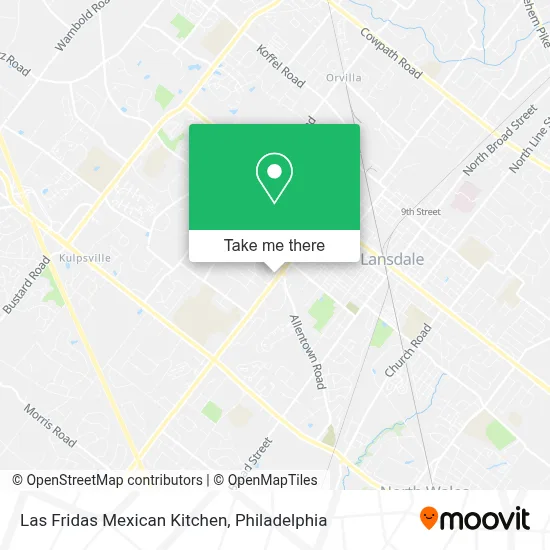 Las Fridas Mexican Kitchen map