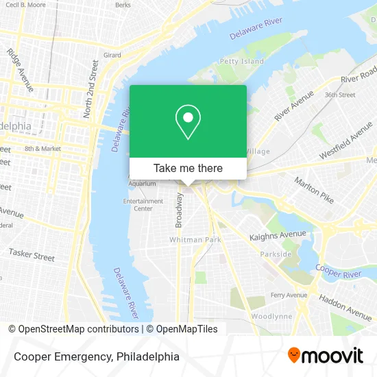 Cooper Emergency map