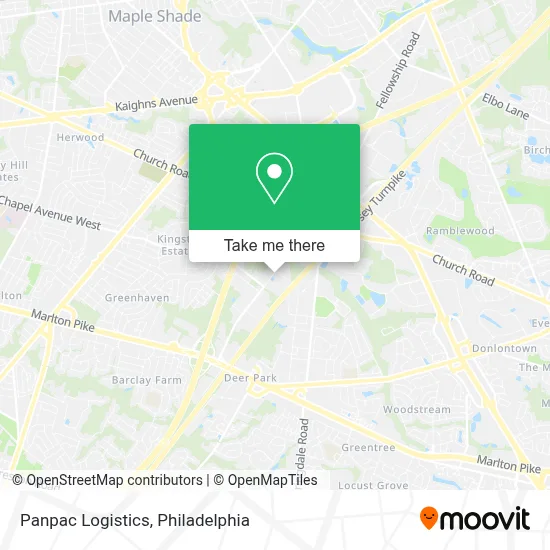 Panpac Logistics map