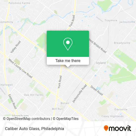 Caliber Auto Glass map