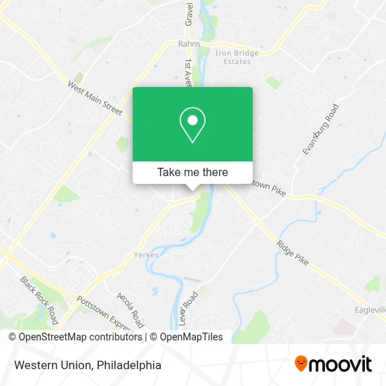 Western Union map