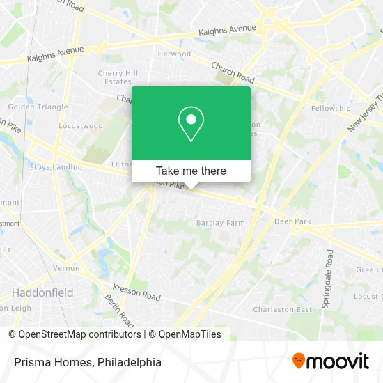 Prisma Homes map