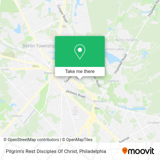 Pilgrim's Rest Disciples Of Christ map