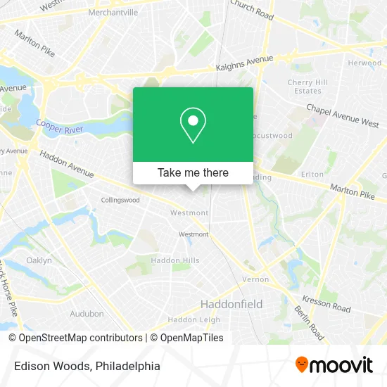 Edison Woods map