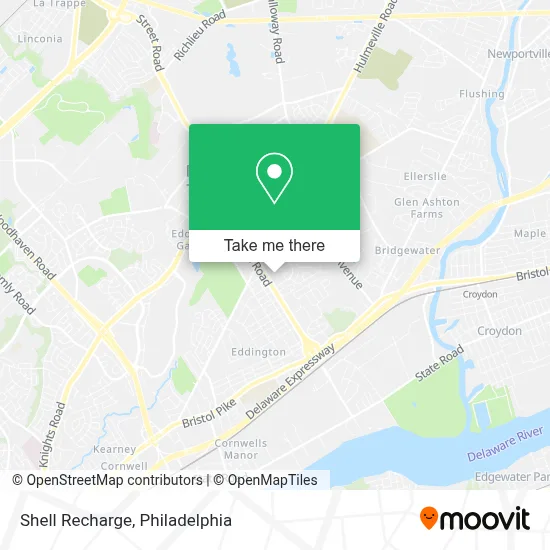 Shell Recharge map