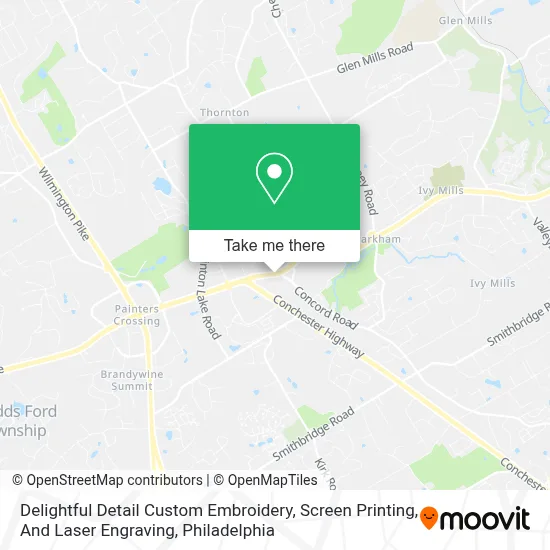 Delightful Detail Custom Embroidery, Screen Printing, And Laser Engraving map