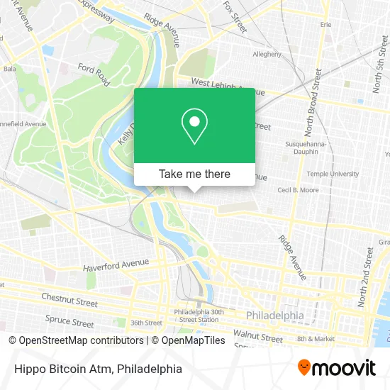 Hippo Bitcoin Atm map