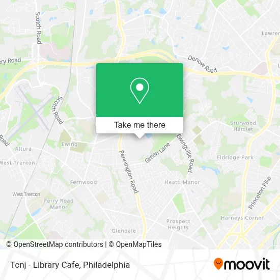 Tcnj - Library Cafe map