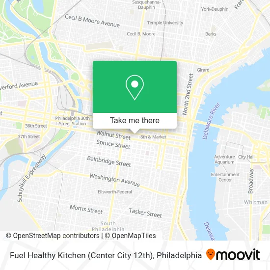 Fuel Healthy Kitchen (Center City 12th) map