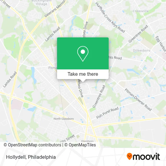 Hollydell map