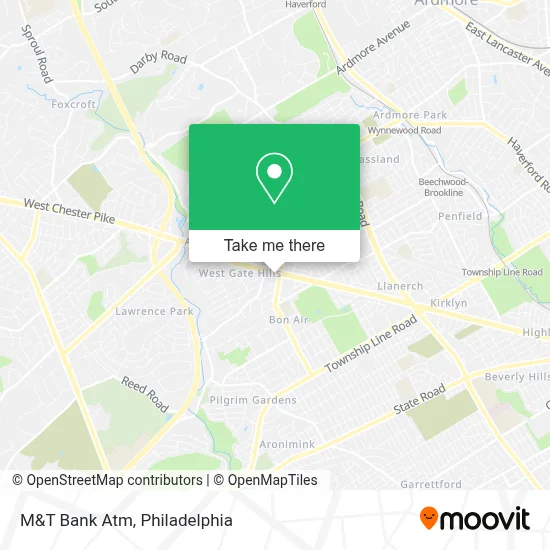 M&T Bank Atm map