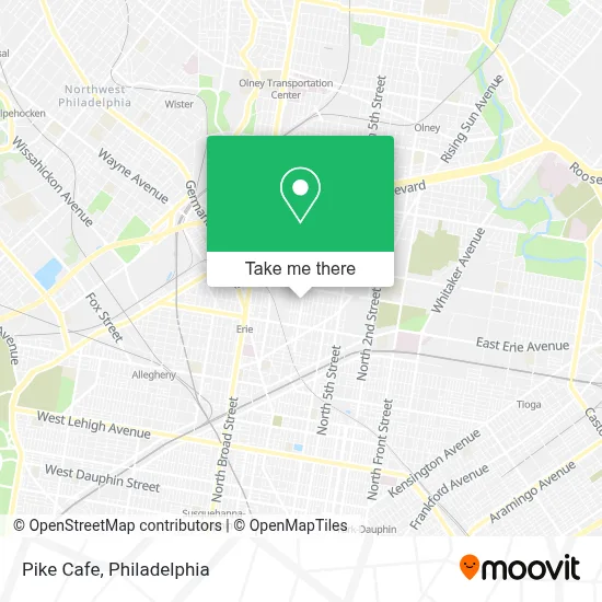 Pike Cafe map