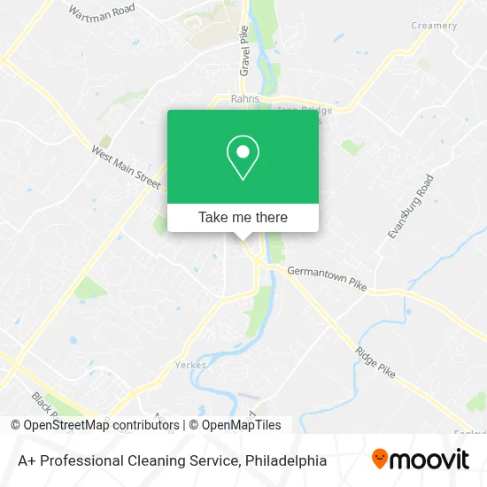 A+ Professional Cleaning Service map