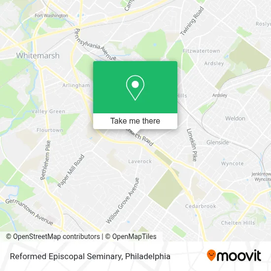 Reformed Episcopal Seminary map