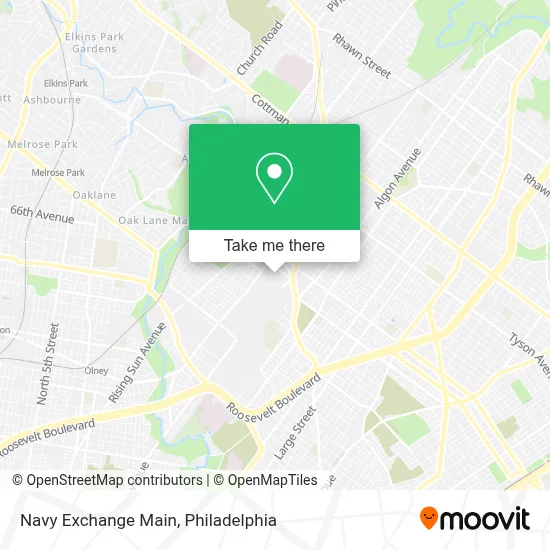 Navy Exchange Main map