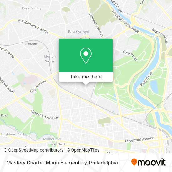 Mastery Charter Mann Elementary map