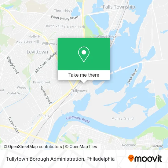 Tullytown Borough Administration map