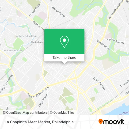 La Chapinita Meat Market map