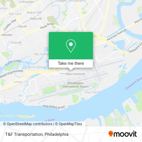 T&F Transportation map