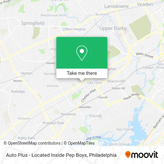 Auto Plus - Located Inside Pep Boys map