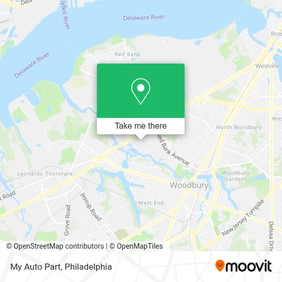 My Auto Part map
