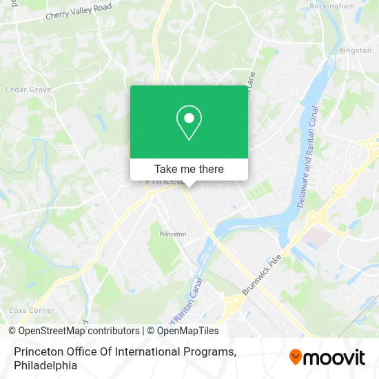 Princeton Office Of International Programs map