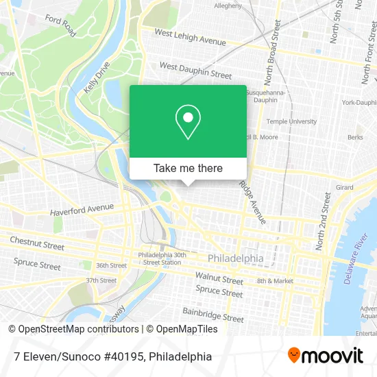 7 Eleven/Sunoco #40195 map