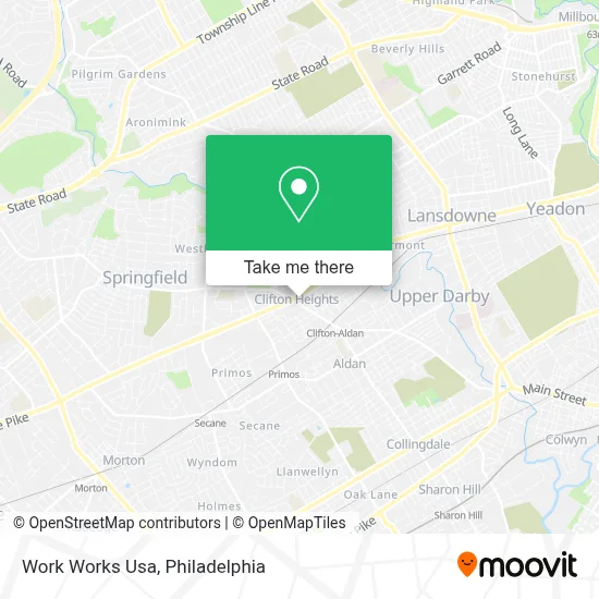 Work Works Usa map