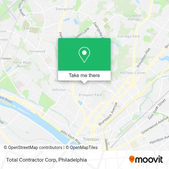 Total Contractor Corp map