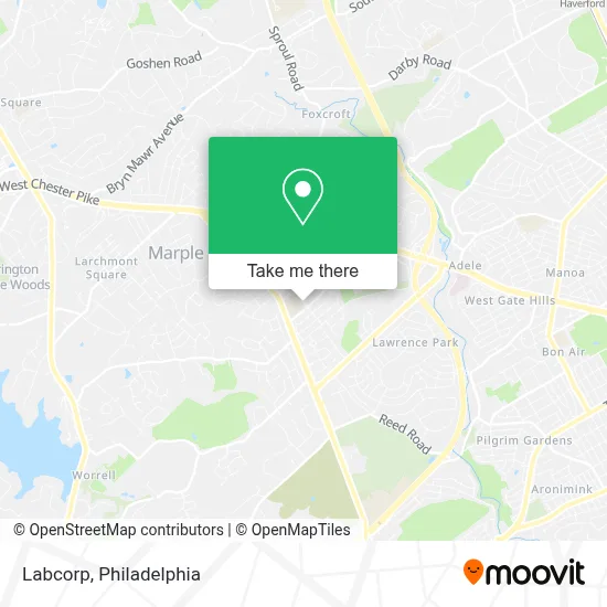 Labcorp map