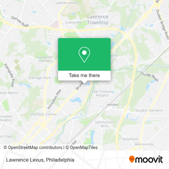 Lawrence Lexus map