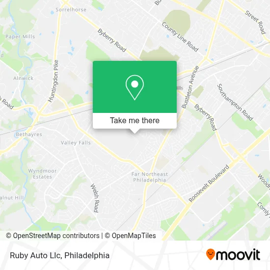 Ruby Auto Llc map