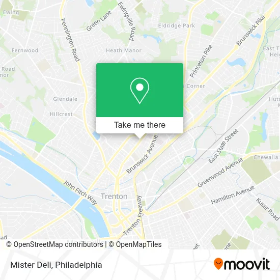 Mister Deli map