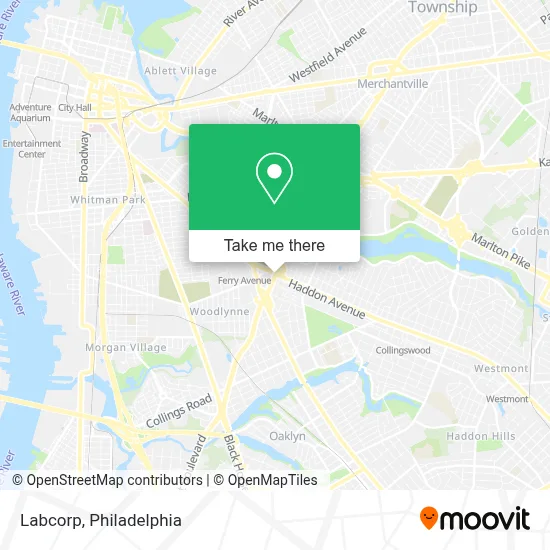 Labcorp map