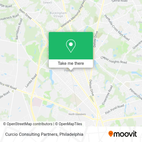 Curcio Consulting Partners map