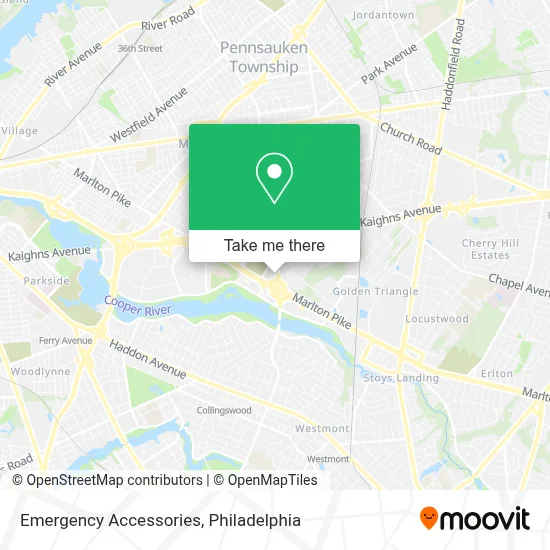 Emergency Accessories map