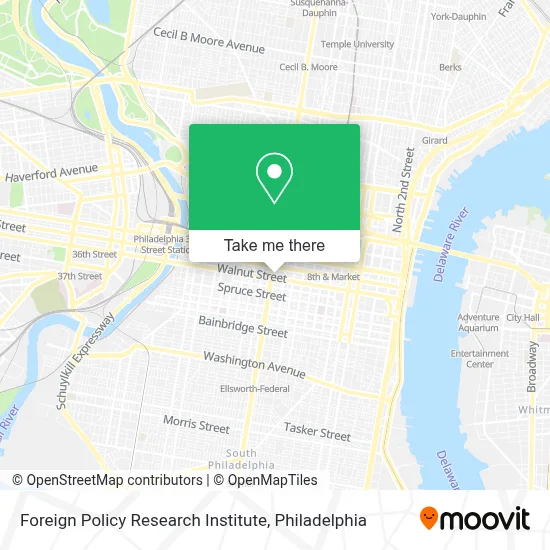 Foreign Policy Research Institute map
