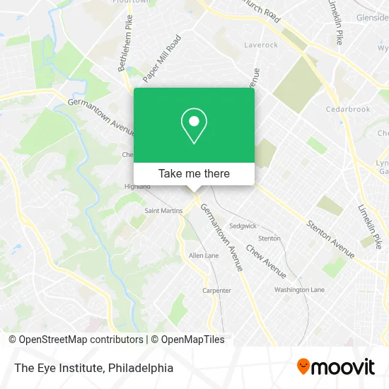 The Eye Institute map