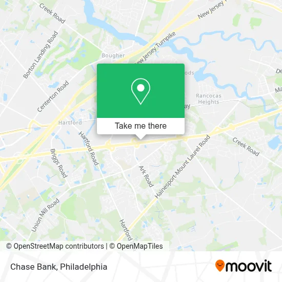 Chase Bank map