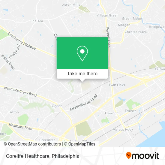 Corelife Healthcare map