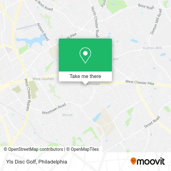 Yls Disc Golf map