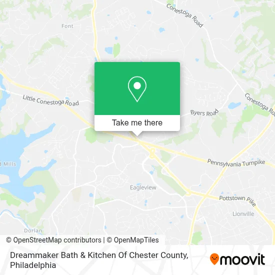 Dreammaker Bath & Kitchen Of Chester County map