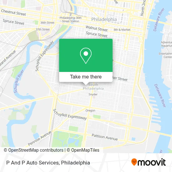 P And P Auto Services map