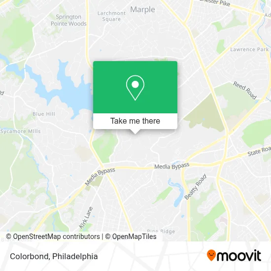 Colorbond map