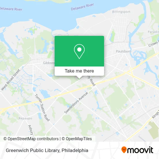 Greenwich Public Library map
