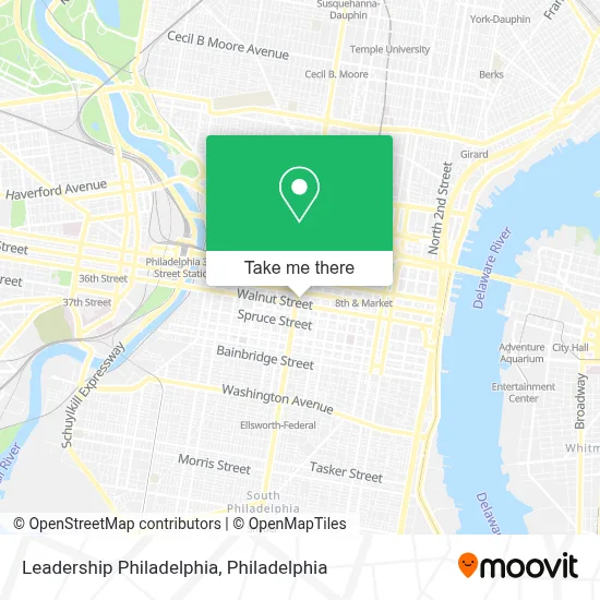 Leadership Philadelphia map