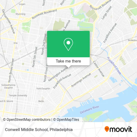 Conwell Middle School map