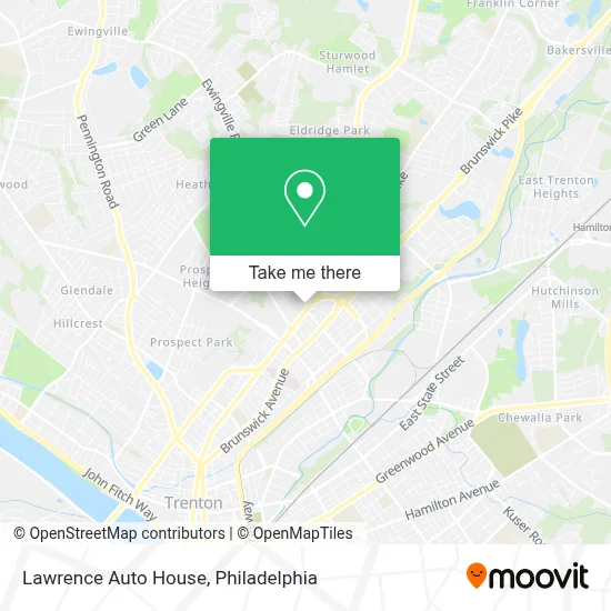 Lawrence Auto House map