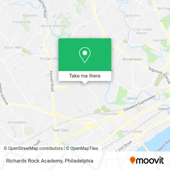 Richards Rock Academy map